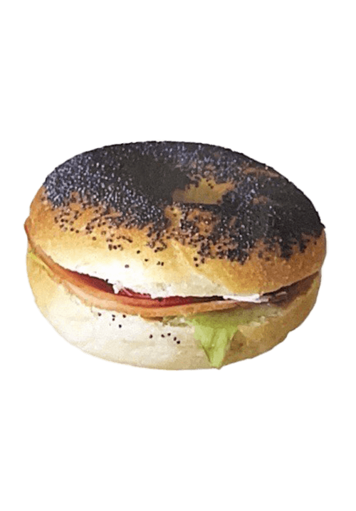 Bagel με κρέμα τυριού & γαλοπούλα