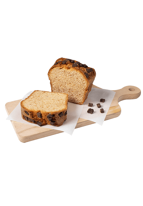 Banana cake με κομματάκια σοκολάτας