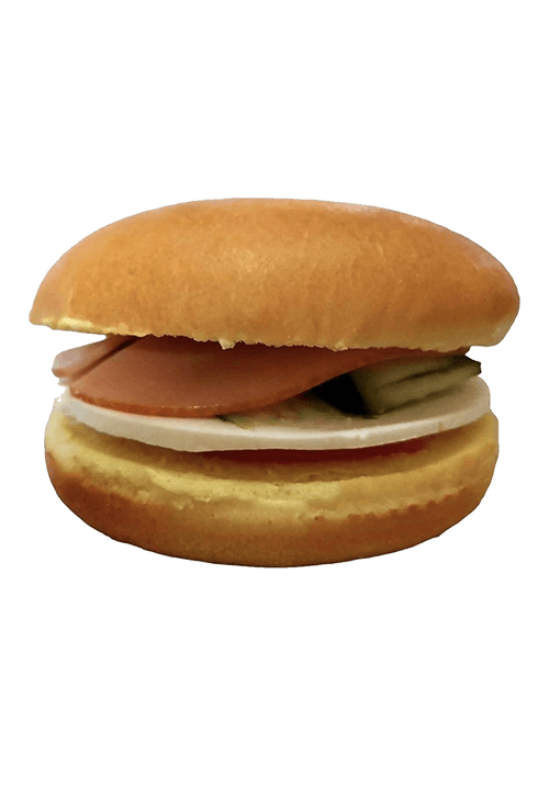 Brioche με γαλοπούλα και μανούρι