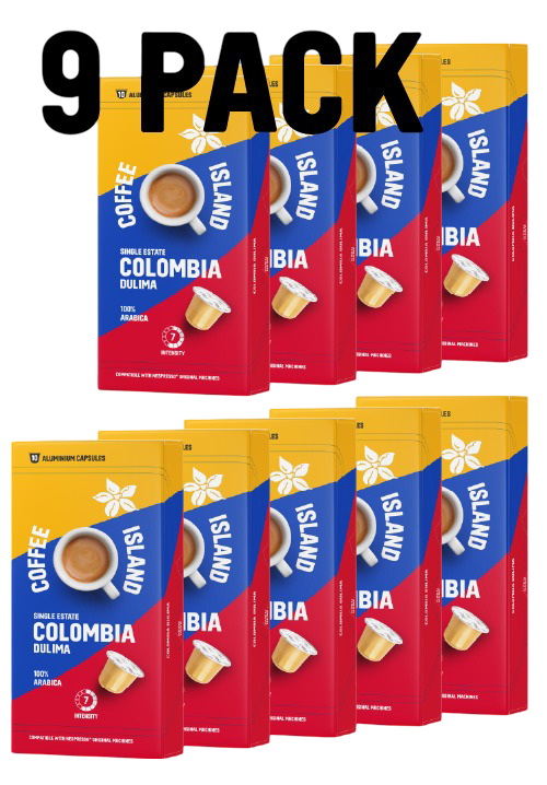 Bundle Aluminium Capsules Espresso Colombia (10 pieces x 9)