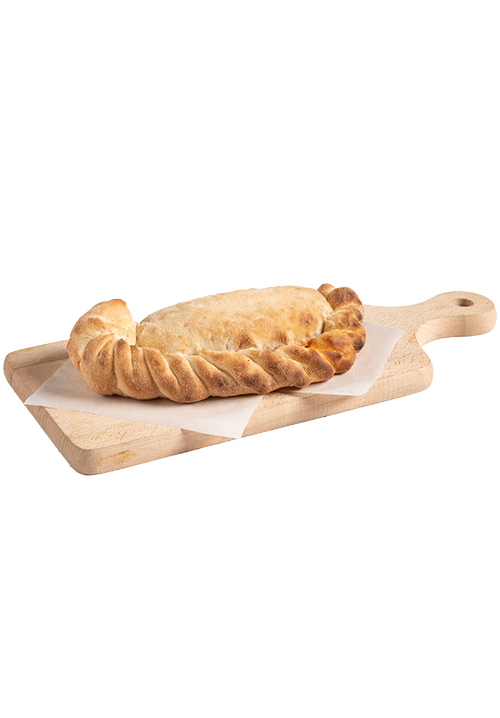 Χειροποίητο calzone αλλαντικών