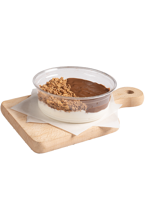 Γιαούρτι granola σοκολάτα και πραλίνα