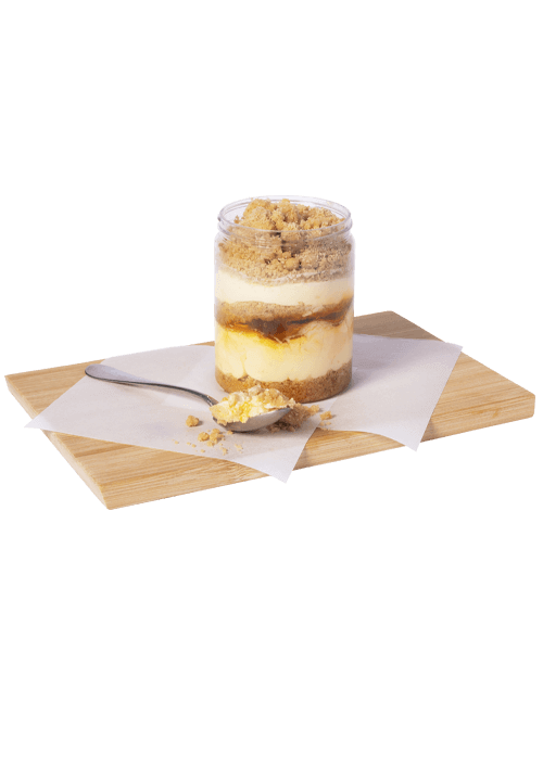 Lemon mango crumble