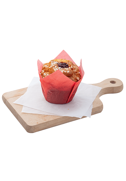 Muffin με γέμιση φρούτα του δάσους