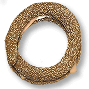 Wholegrain bun with turkey and cream cheese