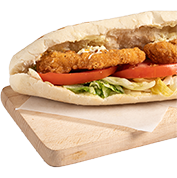 Panini με τηγανητό κοτόπουλο