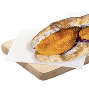 Chicken schnitzel sandwich