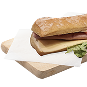 Zapataki sandwich with ham