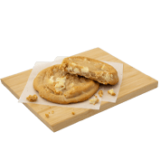 Soft cookie με λευκή σοκολάτα και μακαντάμια