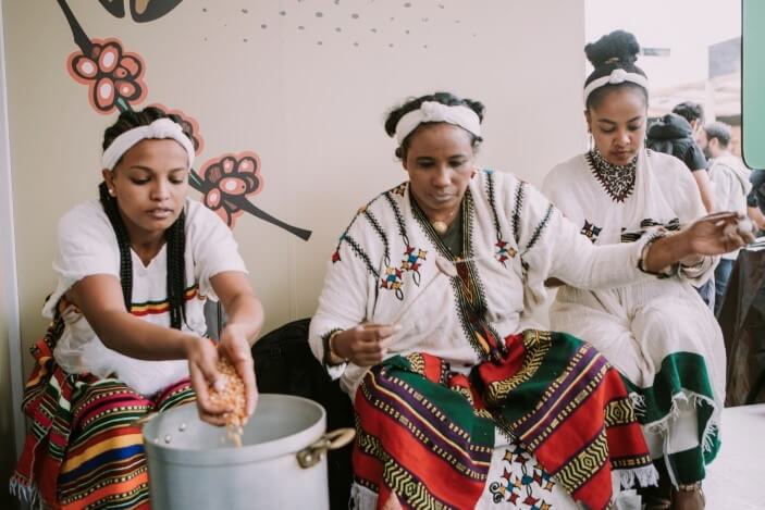 ethiopian coffee ceremony