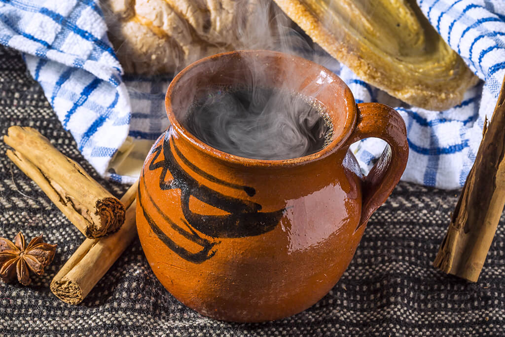 Café de olla coffee.